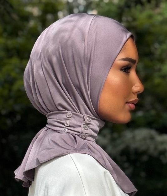 Hijab cagoule — taupe