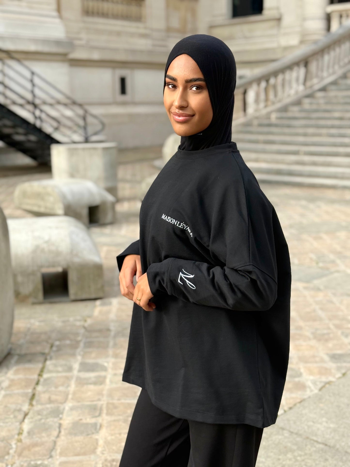 Tee-shirt Léyara noir