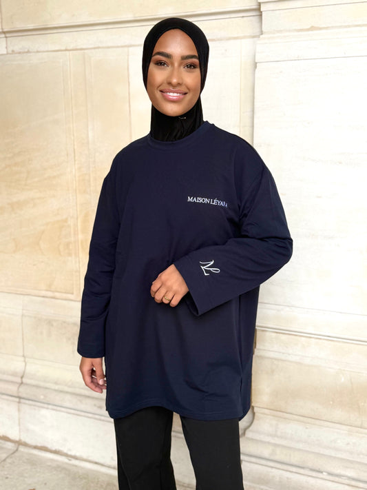 Tee-shirt Léyara bleu