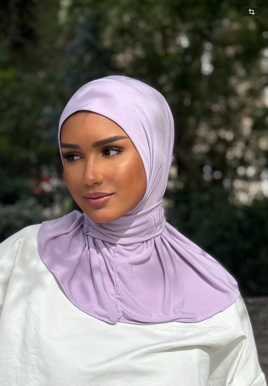 Hijab cagoule — Lilas