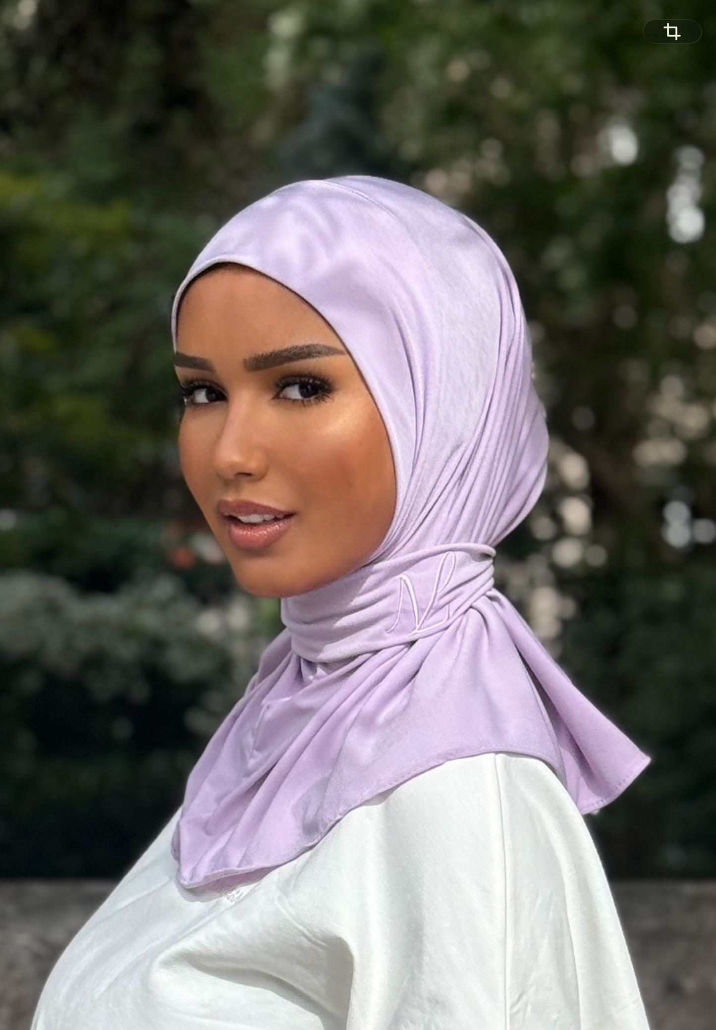Hijab cagoule — Lilas