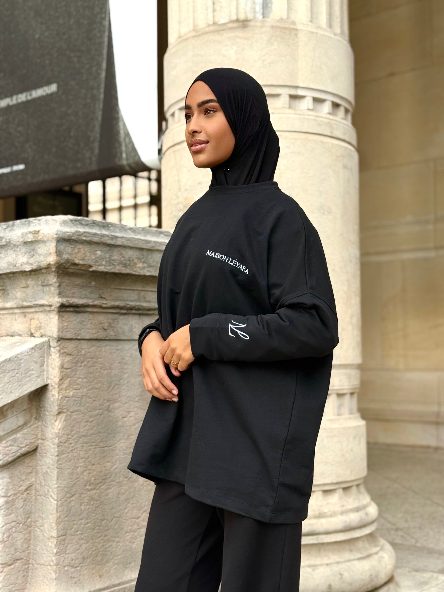 Tee-shirt Léyara noir