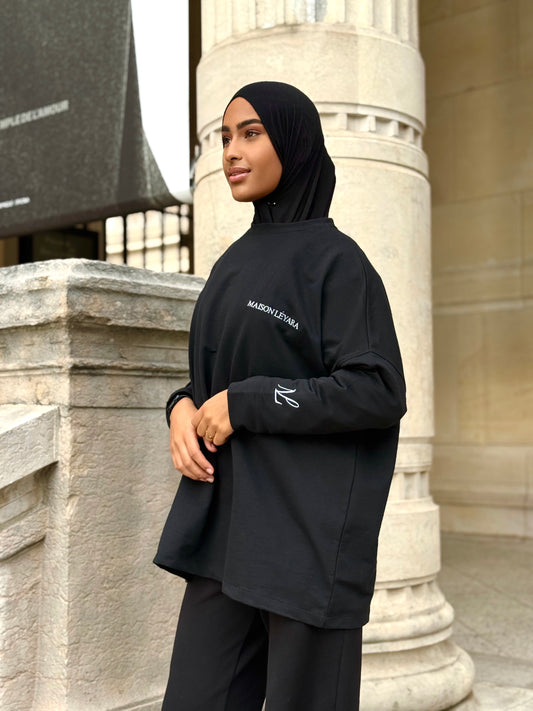 Tee-shirt Léyara noir