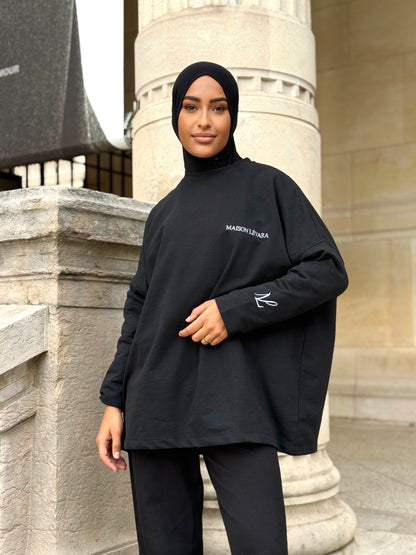 Tee-shirt Léyara noir