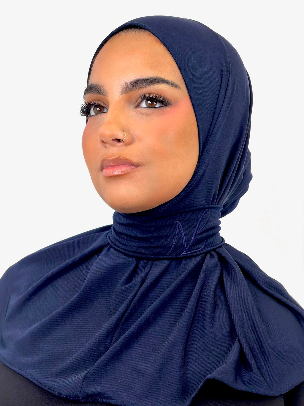 Hijab cagoule — bleu nuit