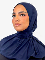 Hijab cagoule — bleu nuit
