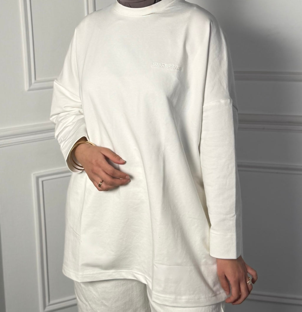 Tee-shirt Léyara — Blanc