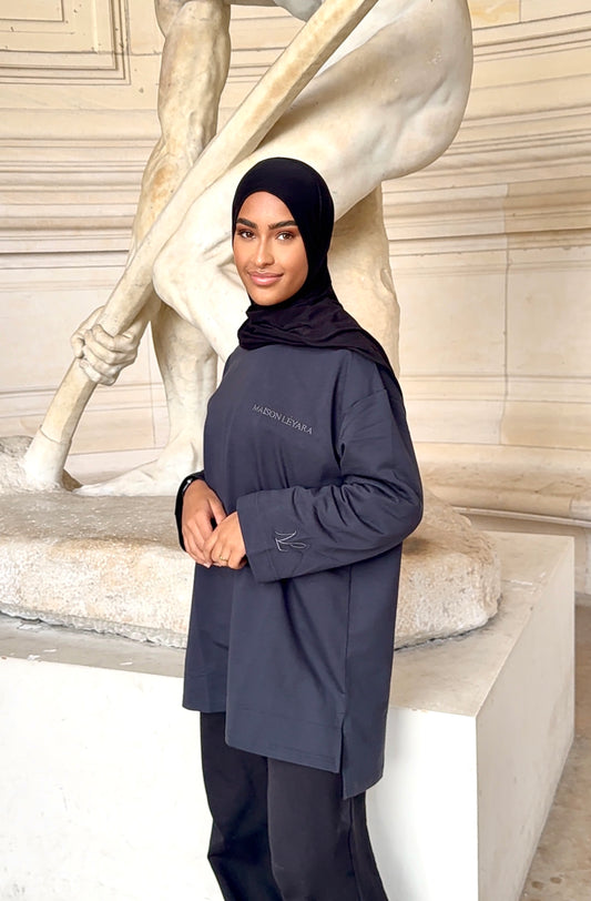 Tee-shirt Léyara gris