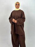 Ensemble capsule —  Marron chocolat