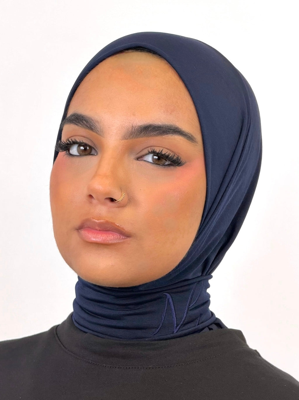 Hijab cagoule — bleu nuit