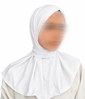 Hijab cagoule — Blanche